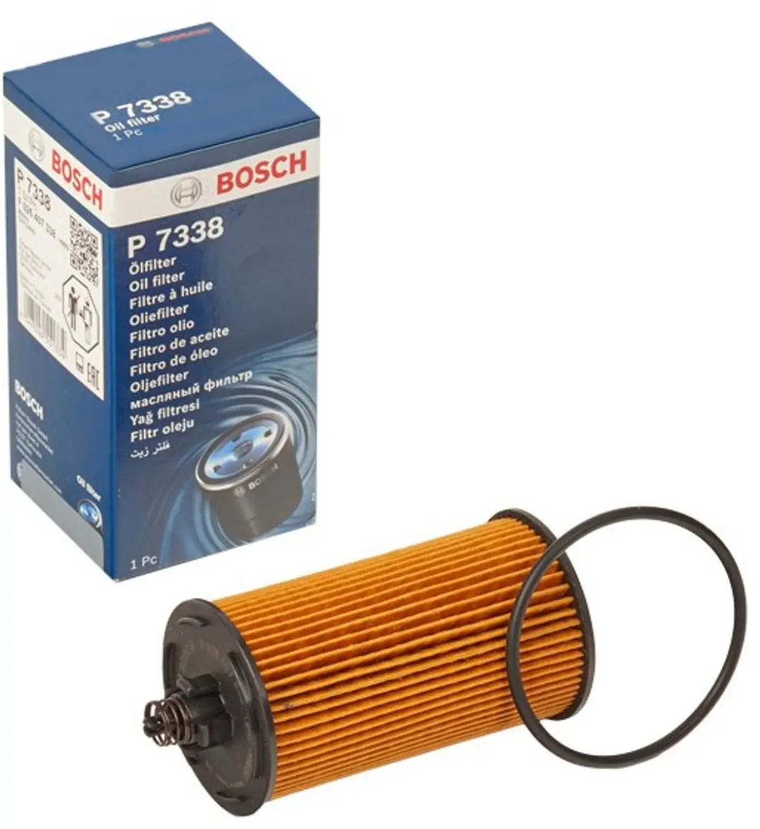 Bosch Oliefilter P7338 - o.a. Opel Mokka/Chevrolet Aveo