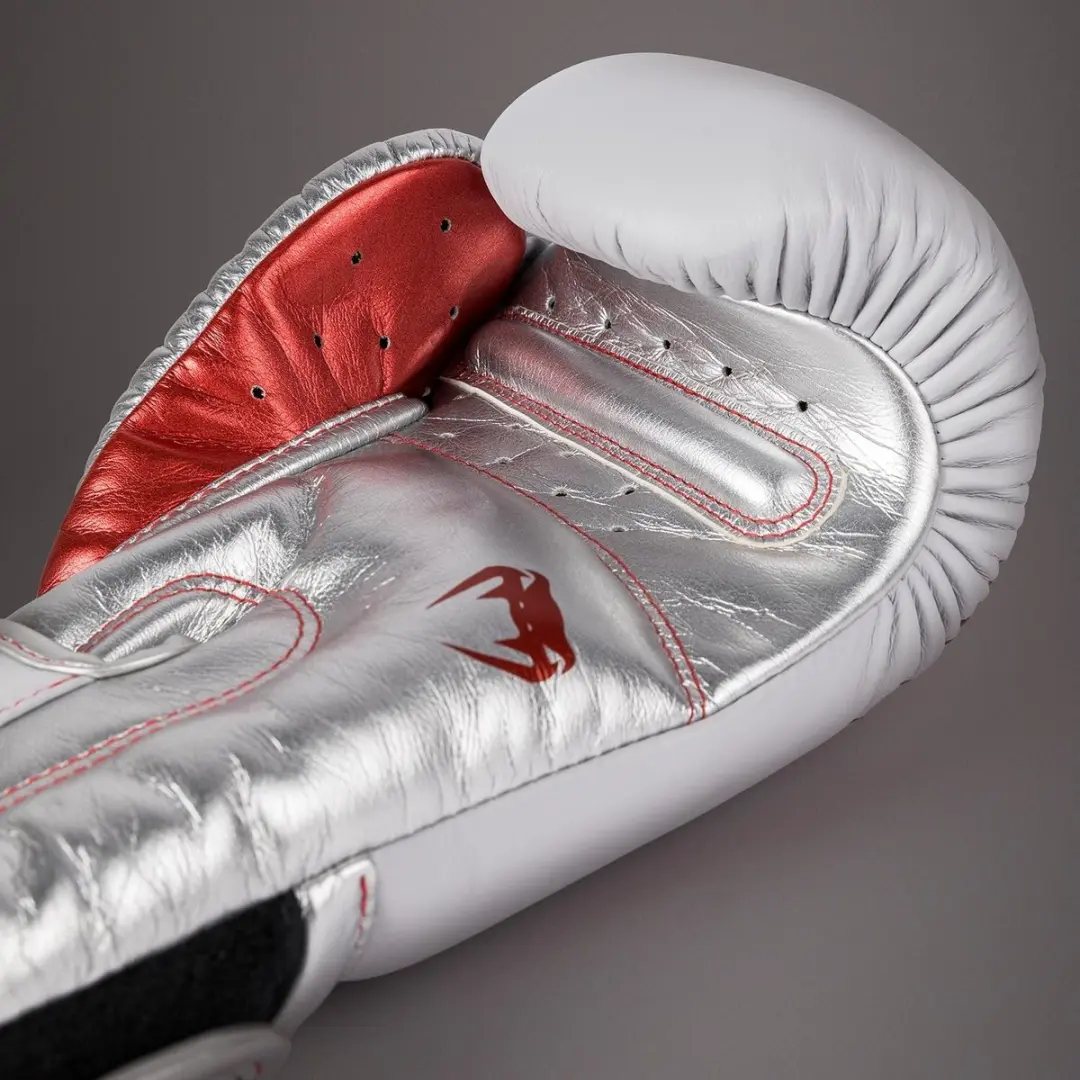 Venum Giant 3.0 Bokshandschoenen 10 OZ - Wit/Rood/Zilver