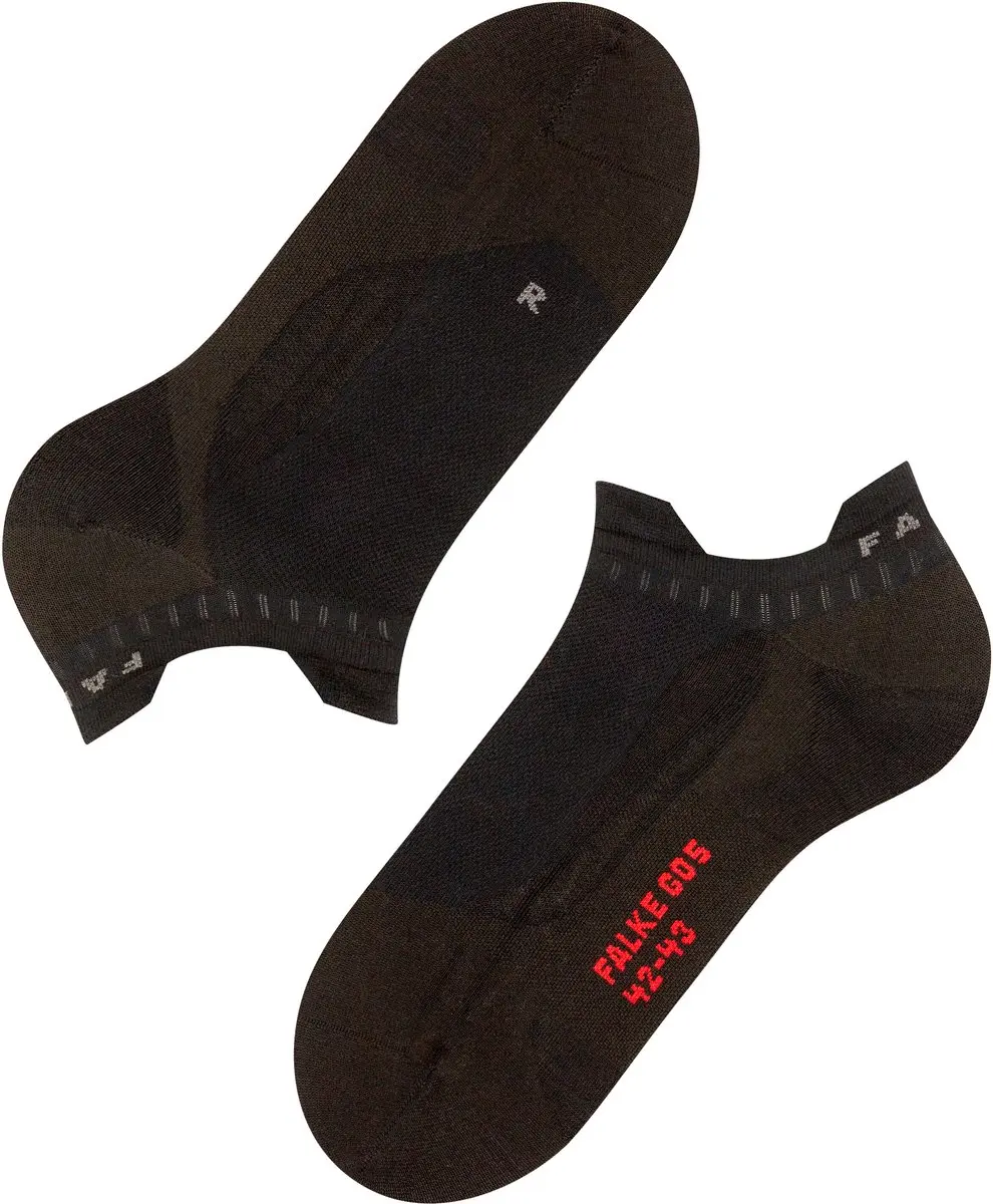 Falke GO5 Invisible Golfsokken Heren - Zwart - Maat 44/45