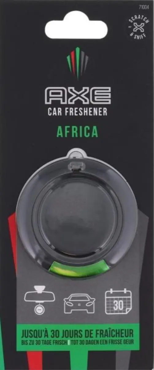 Axe Auto Luchtverfrisser Africa 2 Stuks