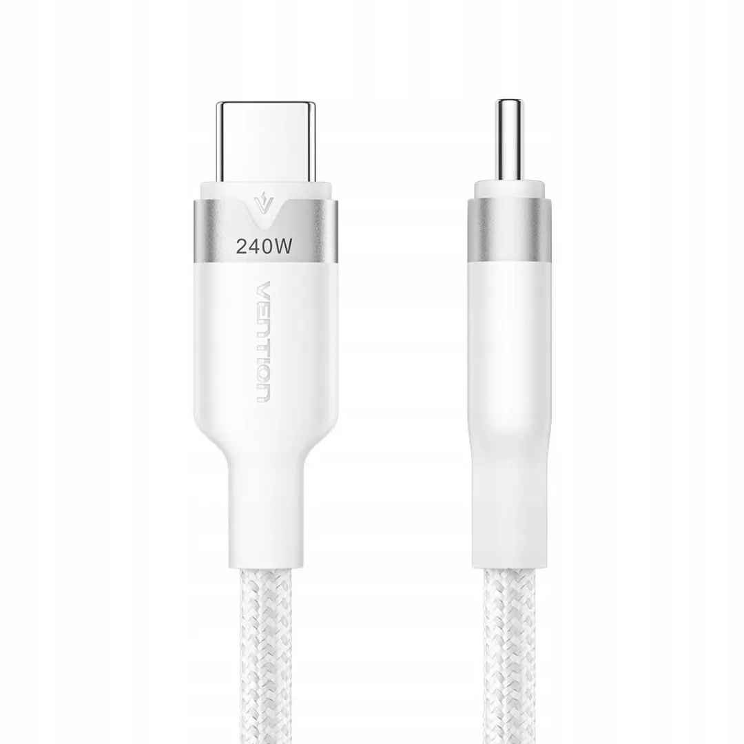 Vention USB-C naar USB-C Kabel 240W PD 1m - Wit