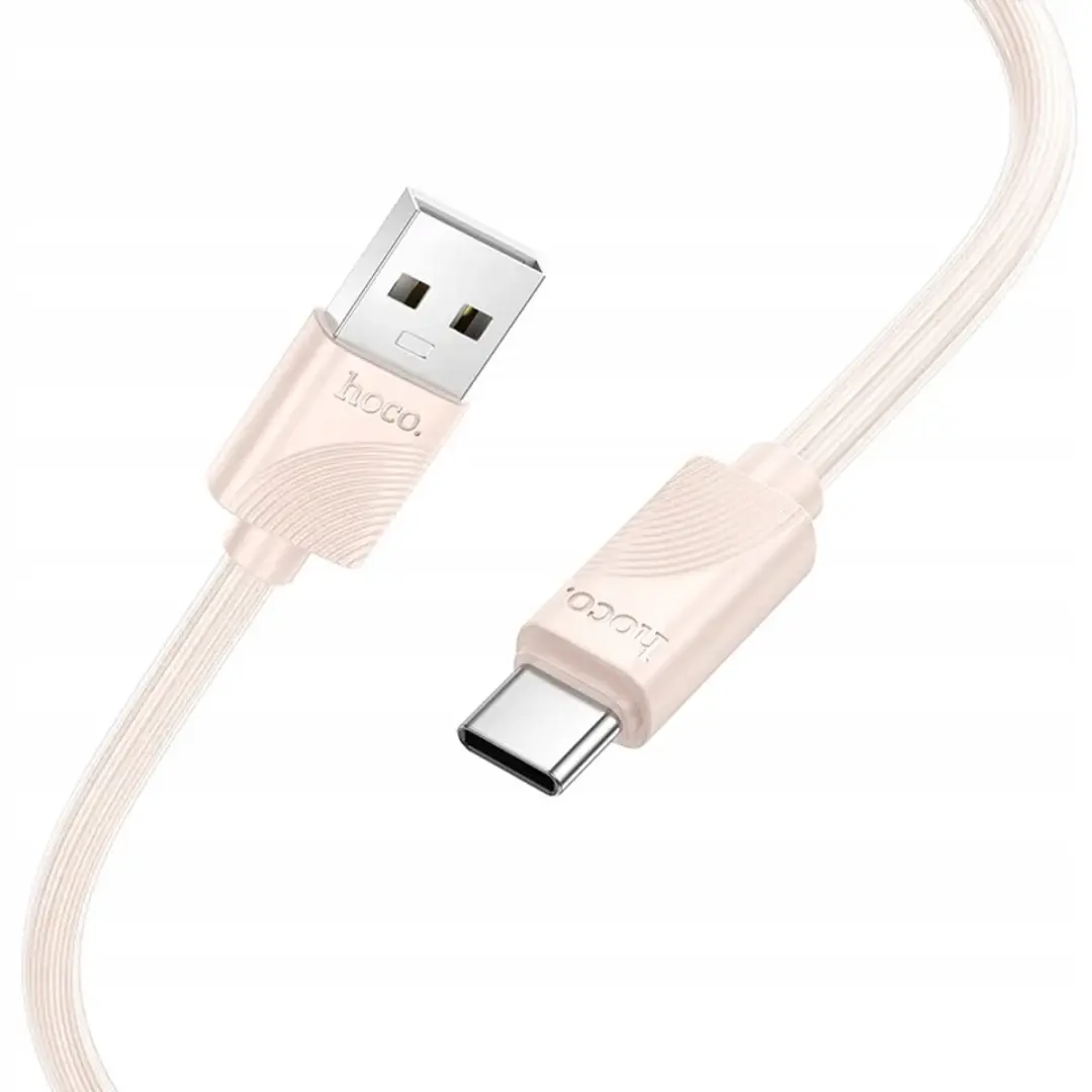 Hoco USB-A naar USB-C Kabel 1m 3A Roze