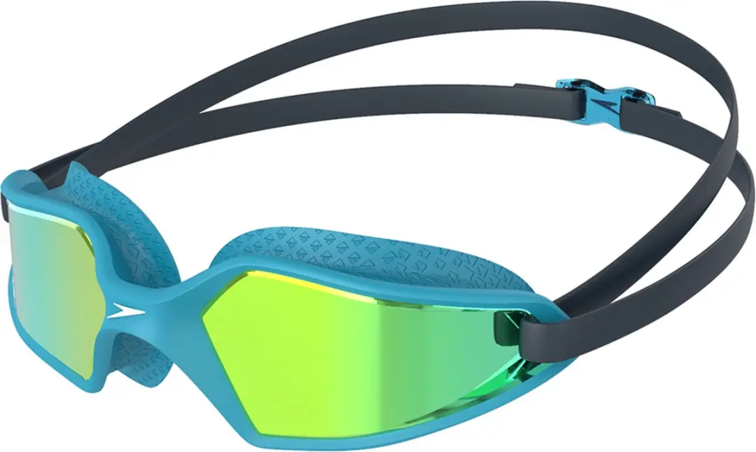 Speedo Hydropulse Mirror Junior Zwembril - Marine/Blauw