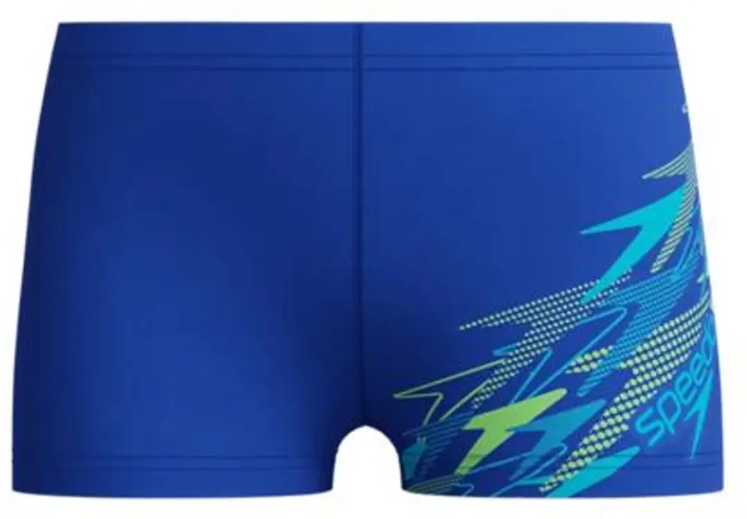 Speedo Medley Logo Aquashort Jongens Zwembroek 140 - Blauw/Turquoise