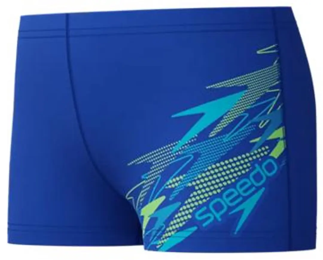 Speedo Medley Logo Aquashort Jongens Zwembroek 140 - Blauw/Turquoise