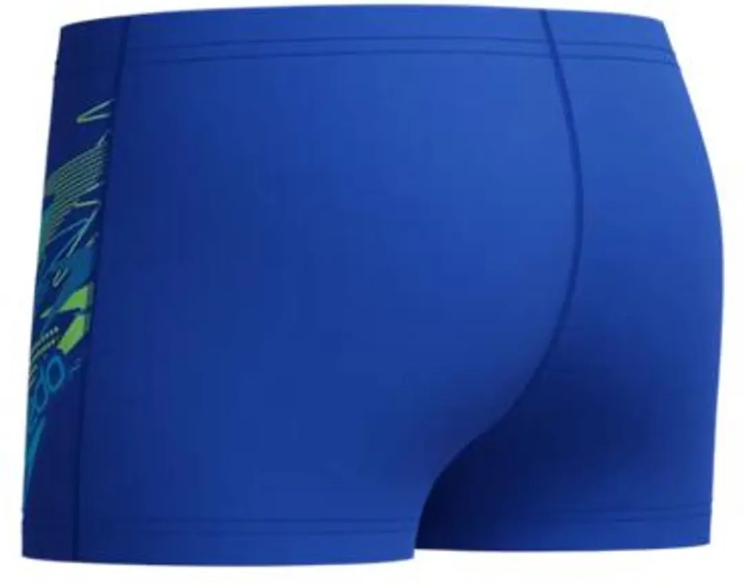 Speedo Medley Logo Aquashort Jongens Zwembroek 140 - Blauw/Turquoise