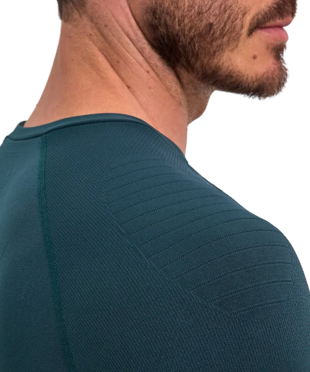Falke Herren Maximum Warm Round Neck Shirt - XL - Groen