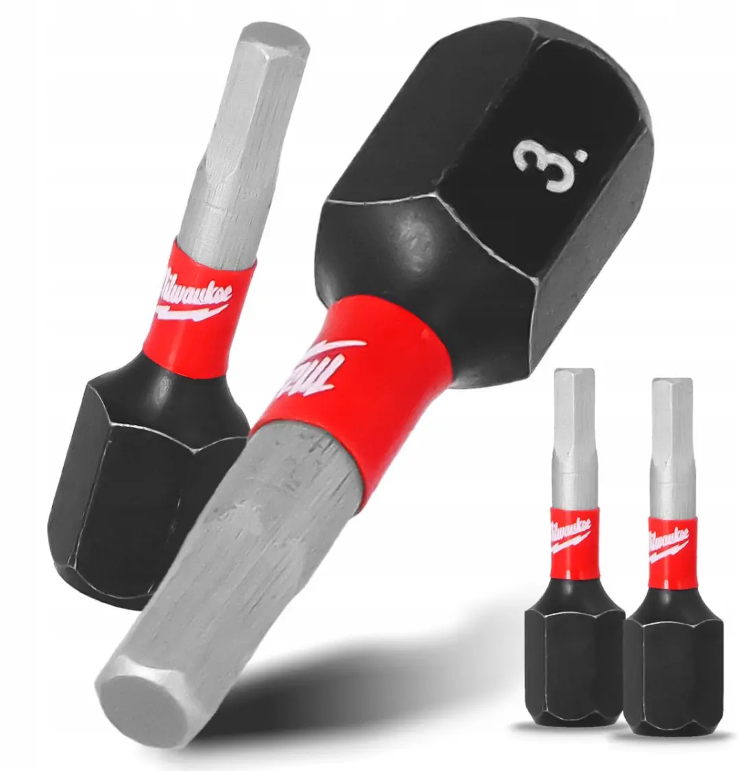 Milwaukee SHOCKWAVE HEX3 Impact Bits 25mm