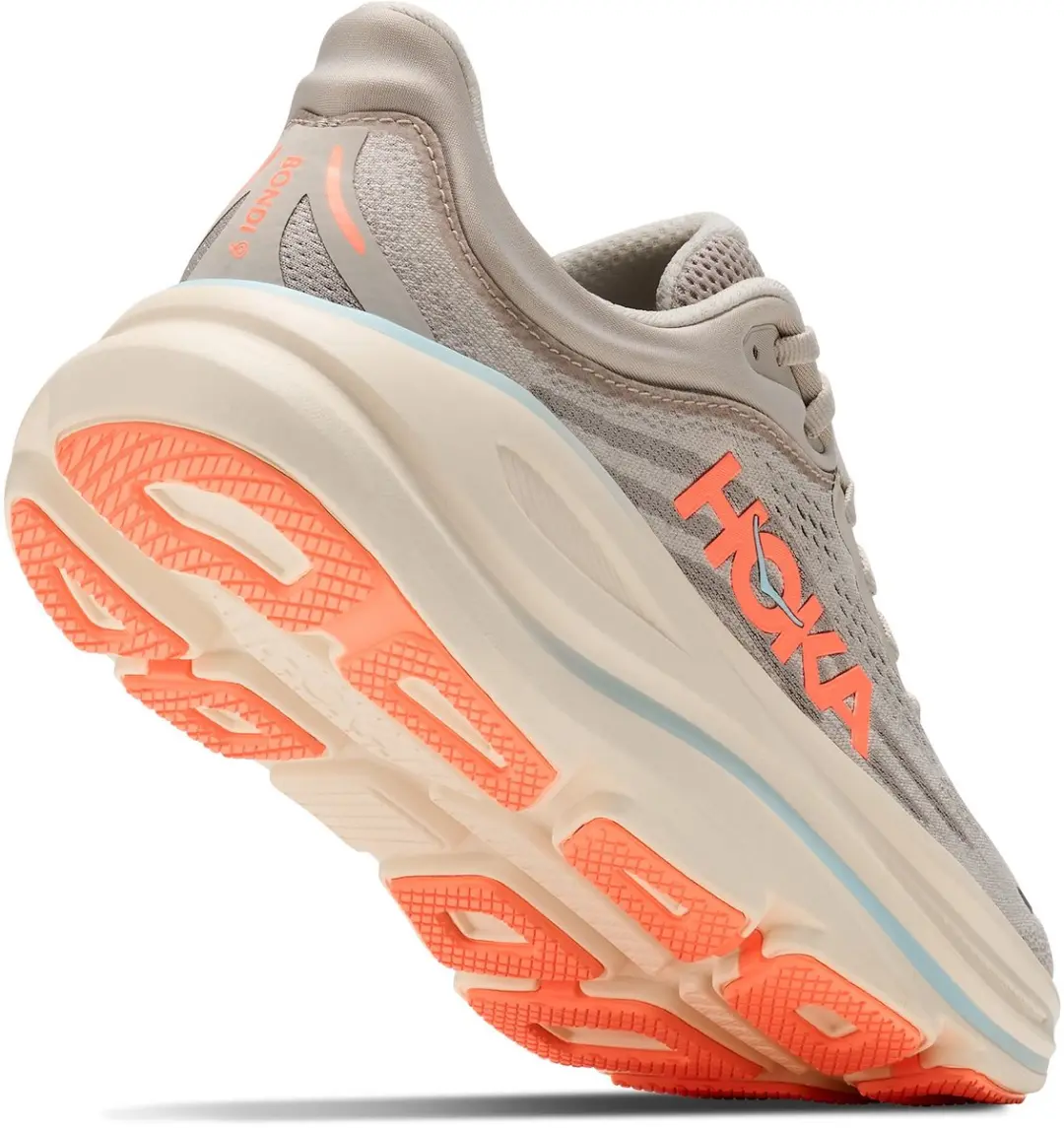 Hoka Bondi 9 Hardloopschoenen Dames - Grijs - 39