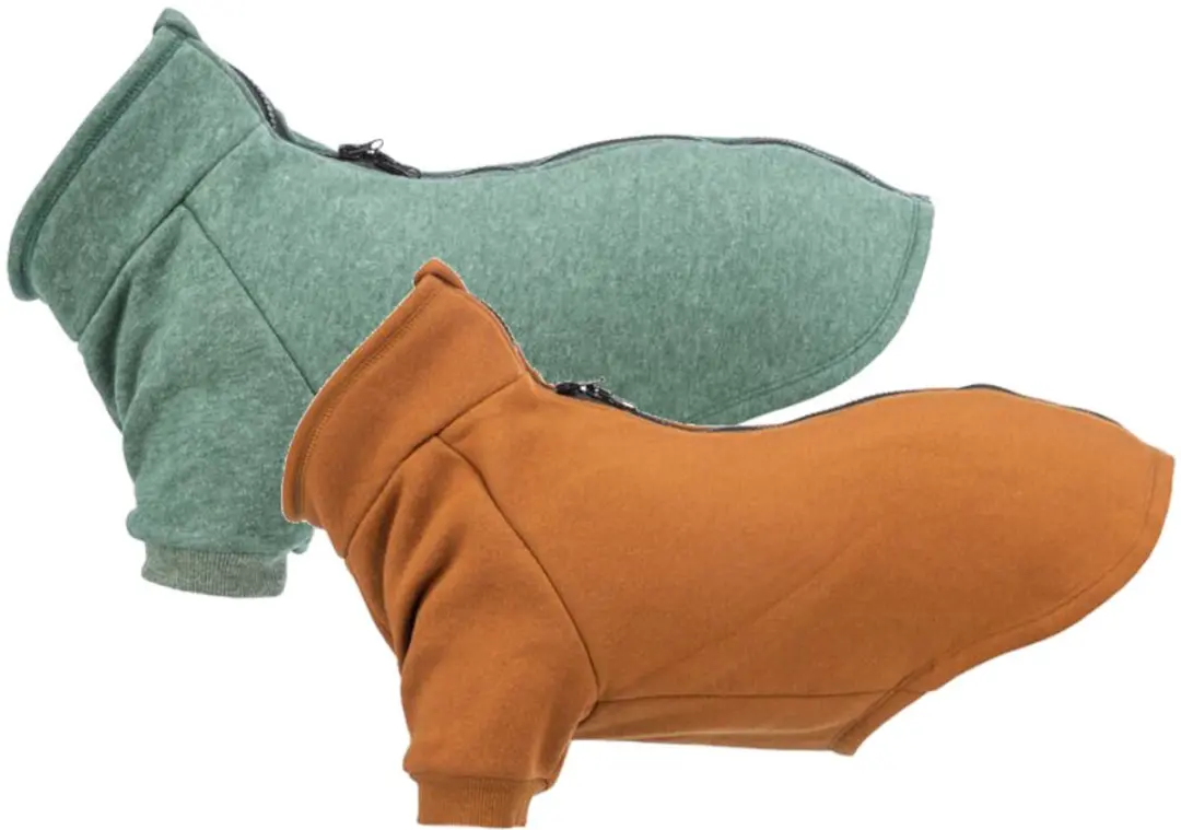 Trixie Citystyle Amsterdam Sweatshirt - Hondenkleding 33cm - Donkergroen