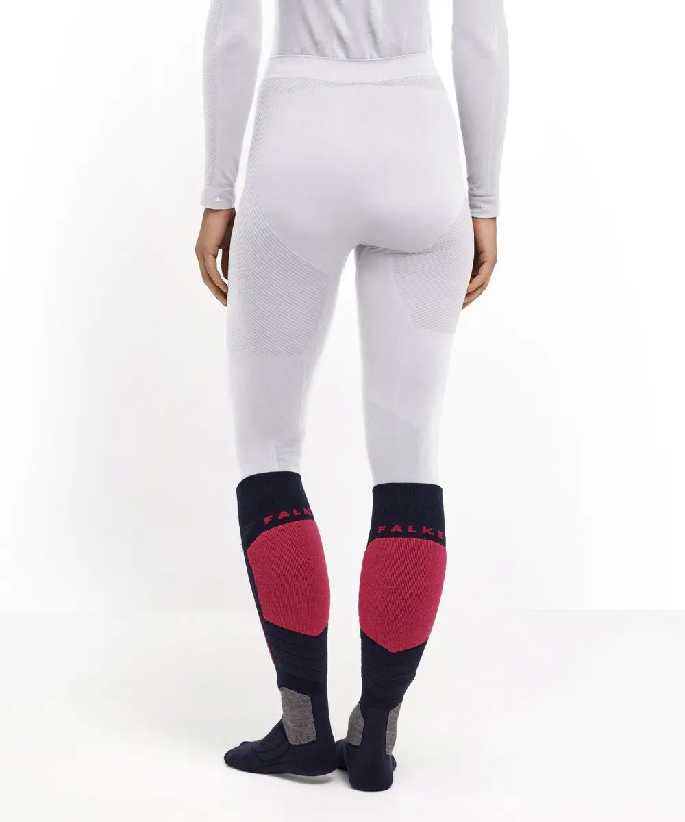 Falke Warm Long Tights 39164 - Dames L - Wit