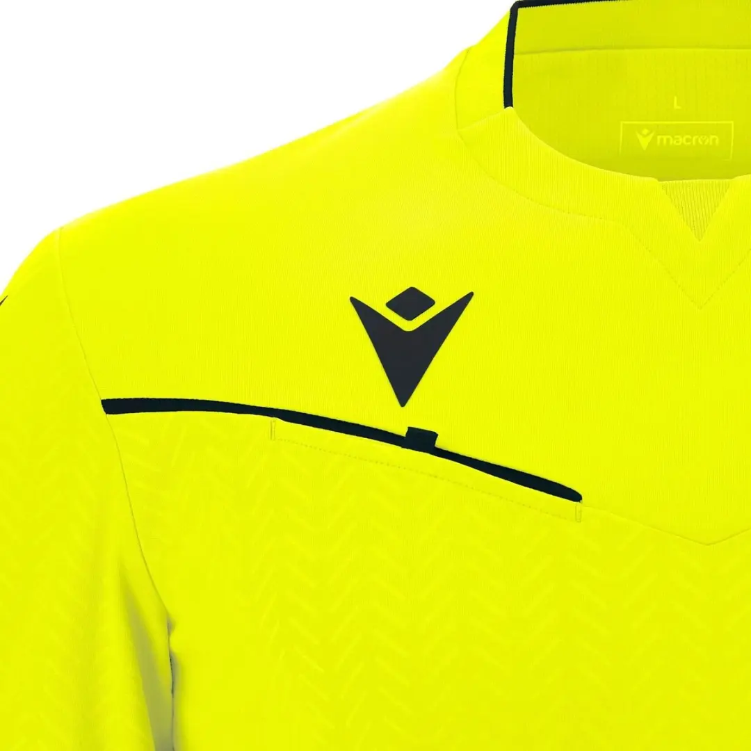 Macron Ponnet Eco Scheidsrechtersshirt Heren - Fluogeel M