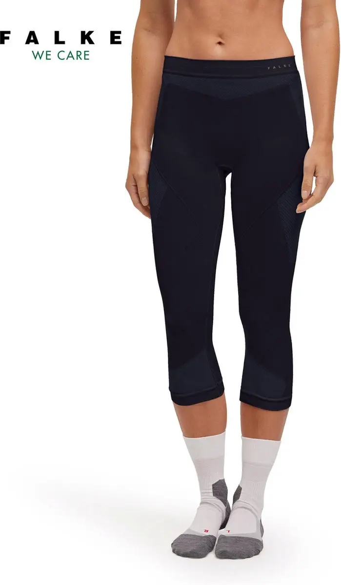 Falke 3/4 Warm Tights Dames - L - Zwart