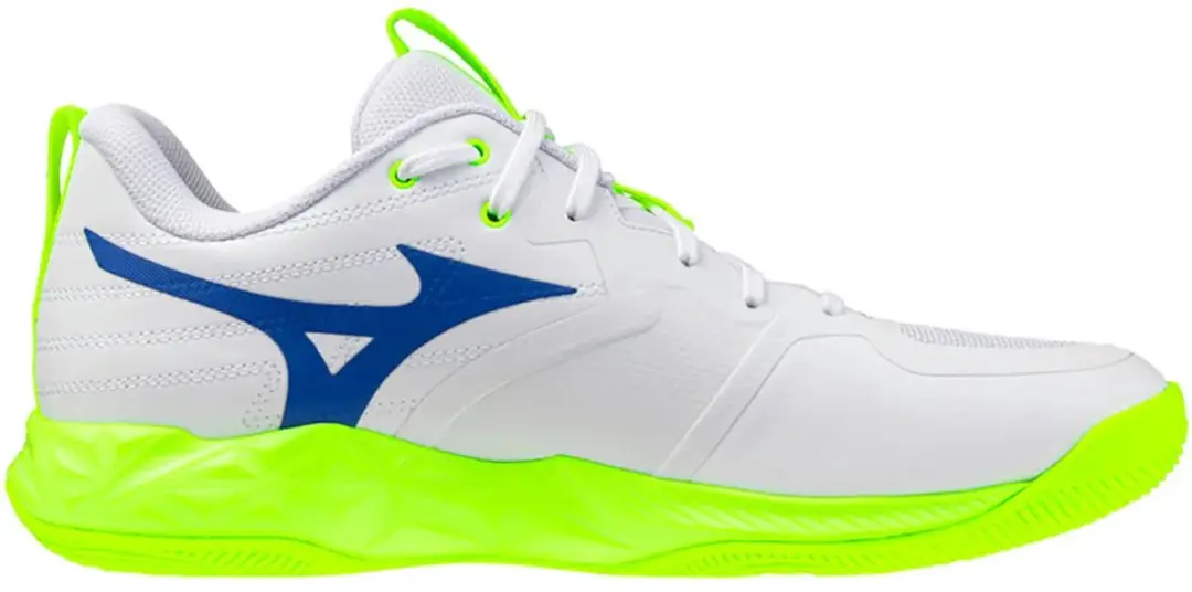 Mizuno Wave Momentum Pro Indoorschoenen Heren V1GA2540-39 - 40.5 - Wit/Geel/Donkerblauw