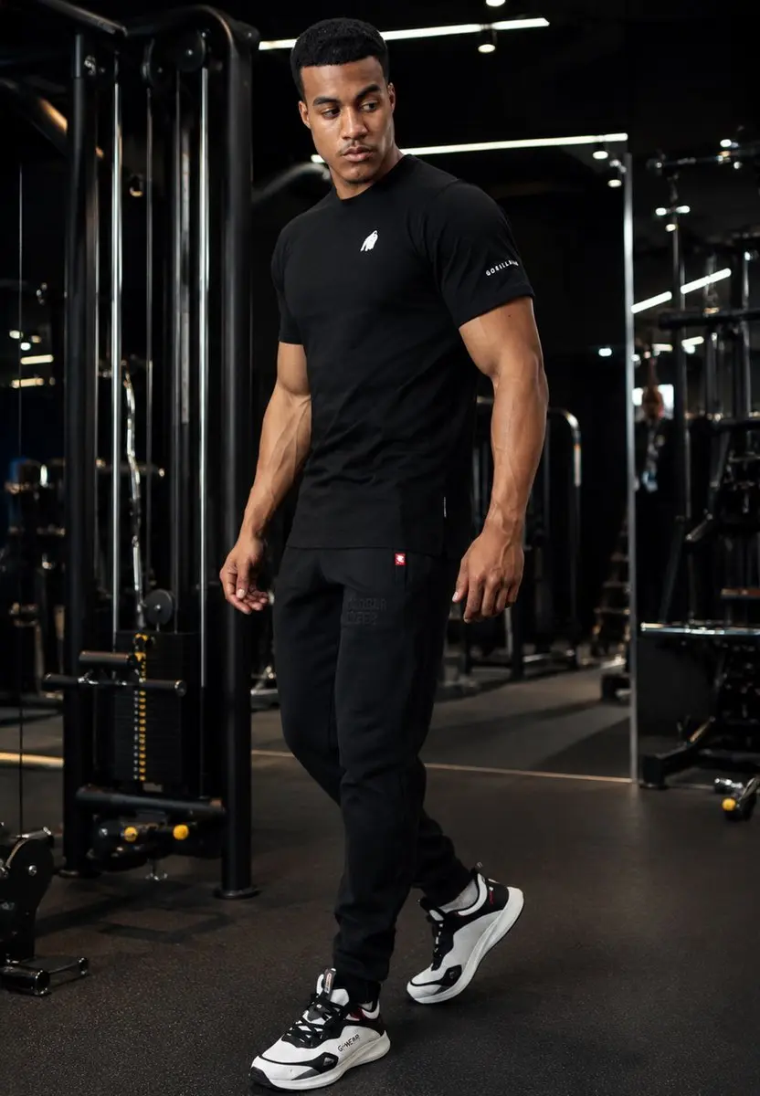 Gorilla Wear Dalton Essential Joggingbroek M - Zwart