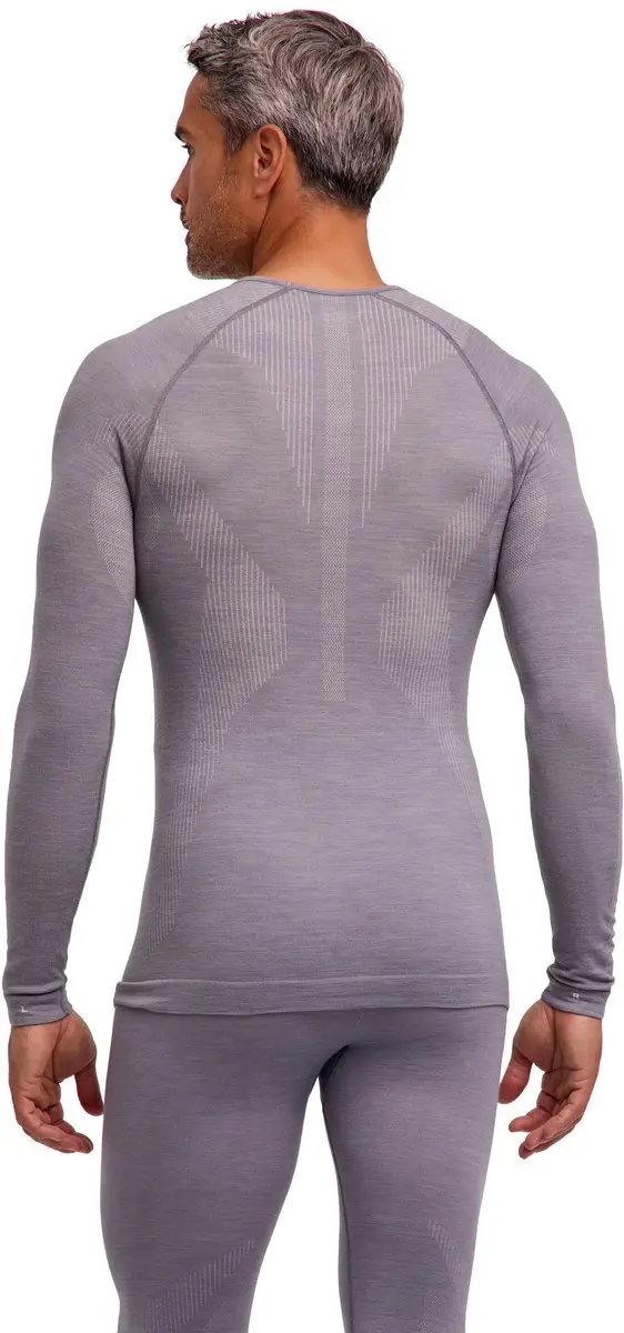 FALKE Wool-Tech Longsleeve Heren - XL - Grijs