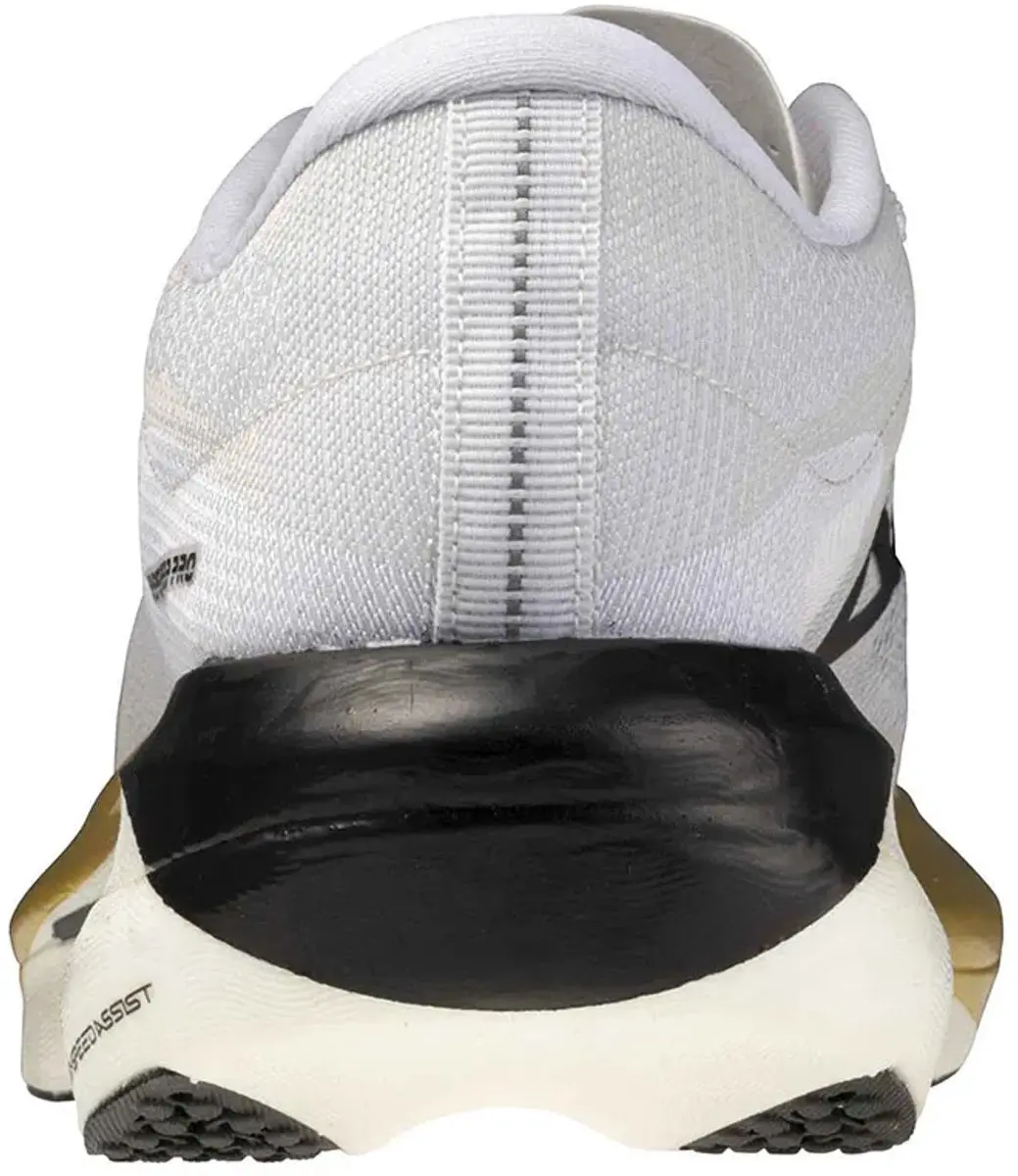 Mizuno Hyperwarp Pro Hardloopschoenen 45 - Wit/Zwart/Goud