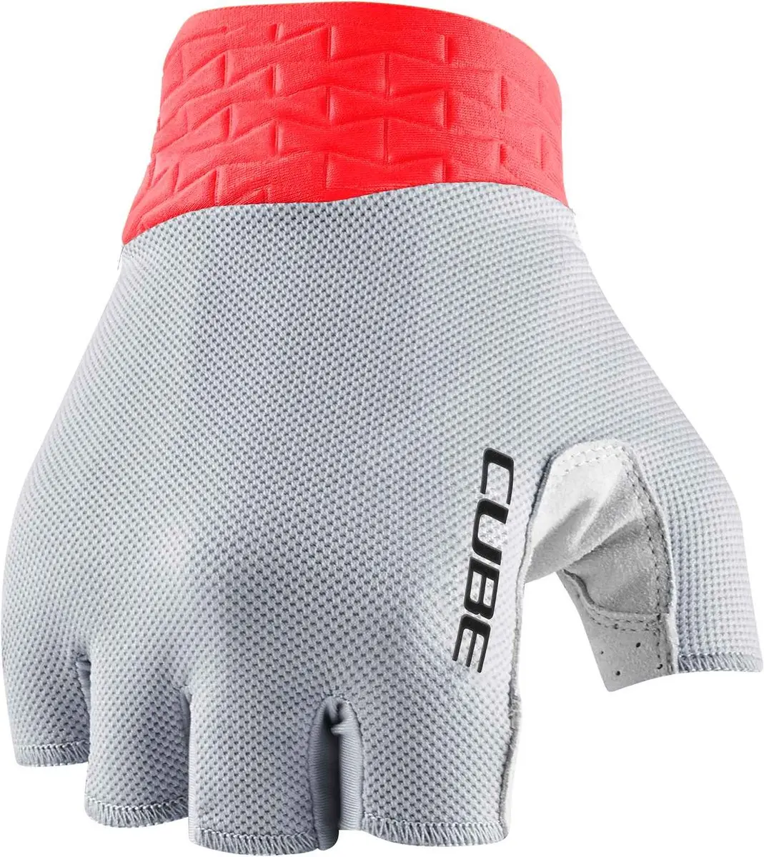 Cube Performance Shortfinger Handschoenen M - Grijs/Rood