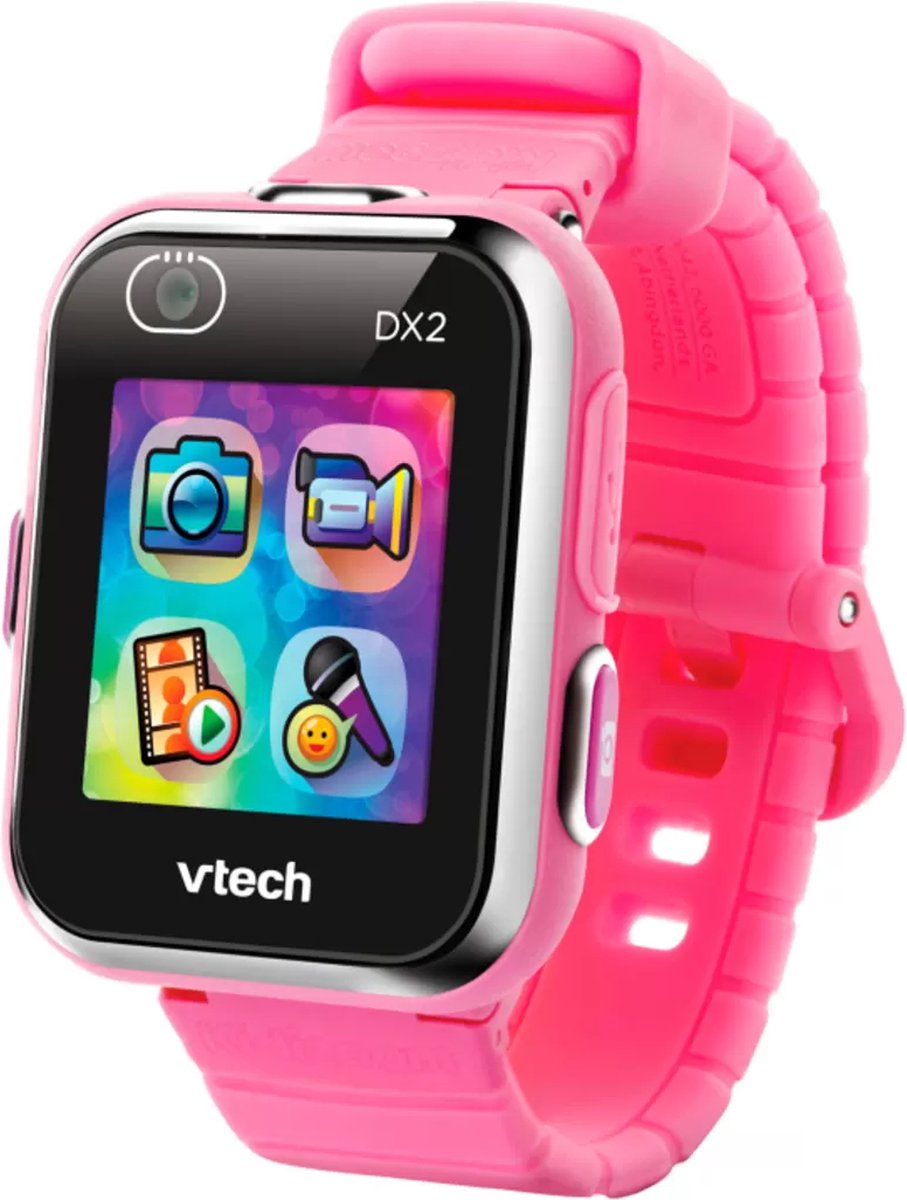 VTech KidiZoom Smartwatch DX2 - Kinderhorloge Digitaal Meisje - Educatief Horloge - Vanaf 5 tot 13 Jaar - Roze