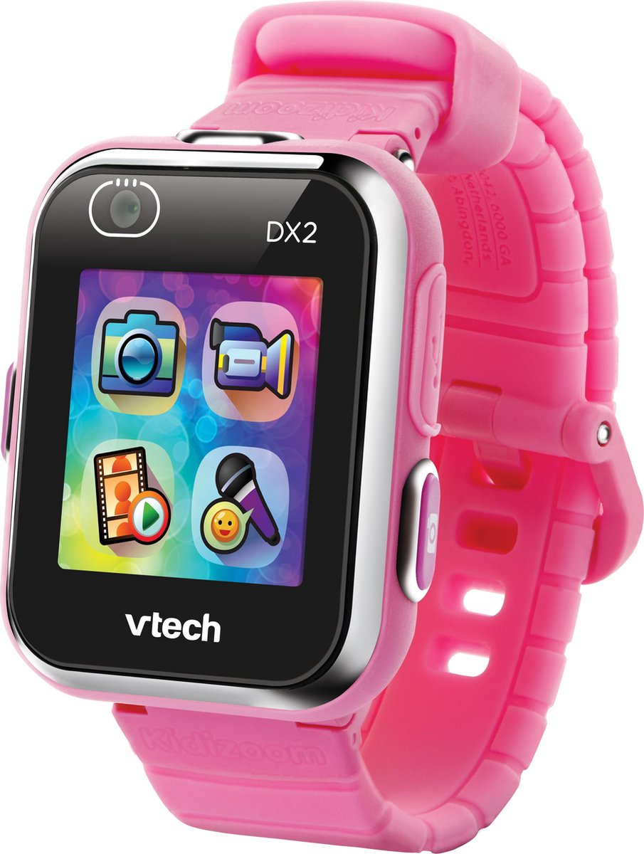 VTech KidiZoom Smartwatch DX2 - Kinderhorloge Digitaal Meisje - Educatief Horloge - Vanaf 5 tot 13 Jaar - Roze