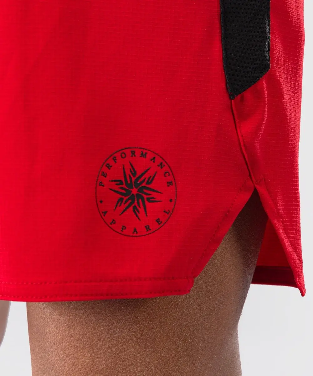Venum Light Kids Fight Shorts 152cm - Rood/Zwart