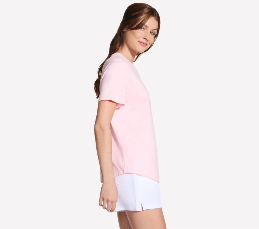 Skechers Godri Swift Tee Dames T-shirt - Roze