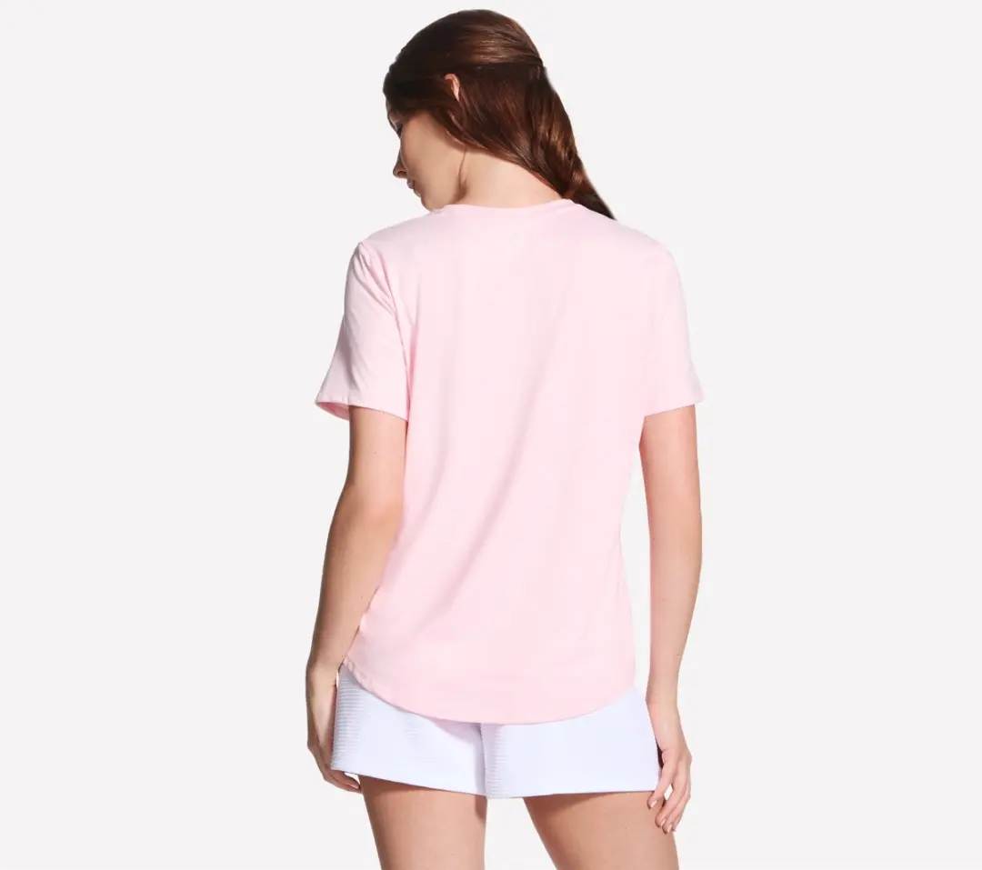 Skechers Godri Swift Tee Dames T-shirt - Roze