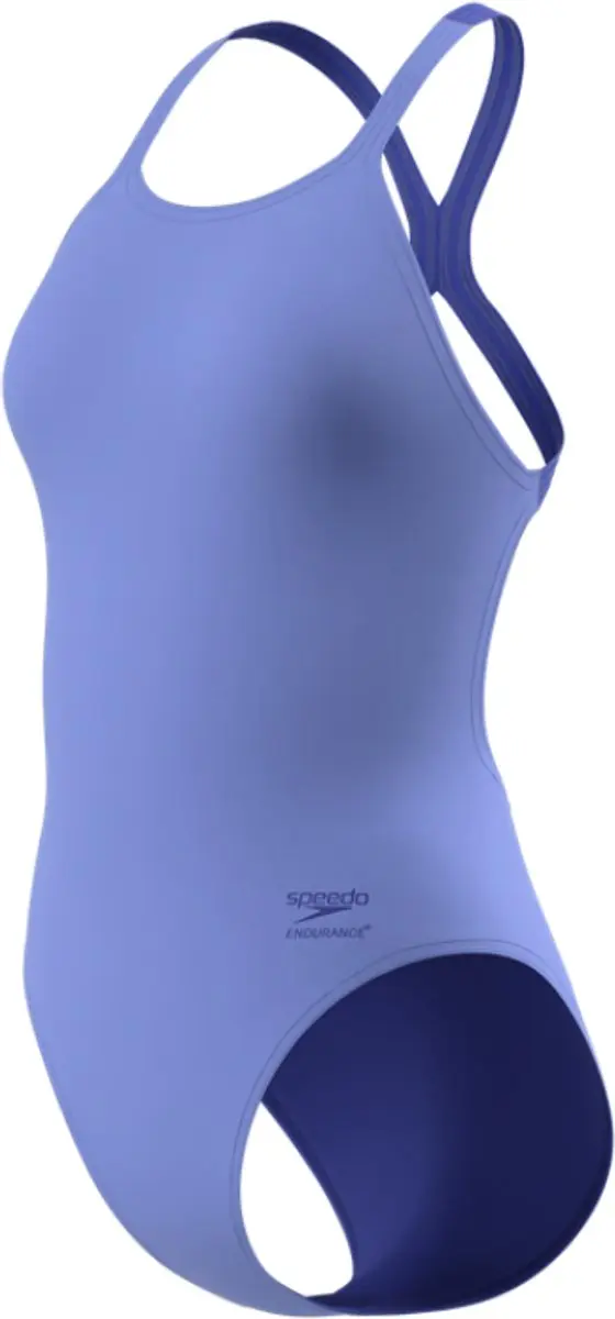 Speedo Dames Badpak Solid Powerback Moonlight