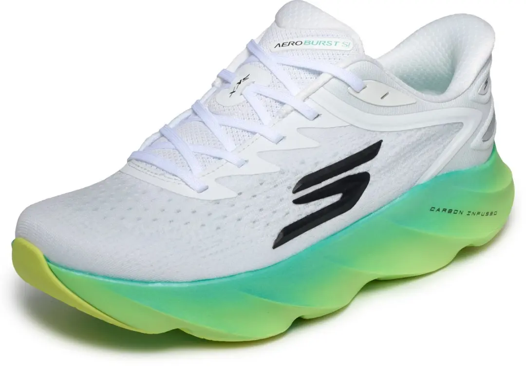 Skechers SKX AERO BURST Heren Sportschoenen - Wit/Multi