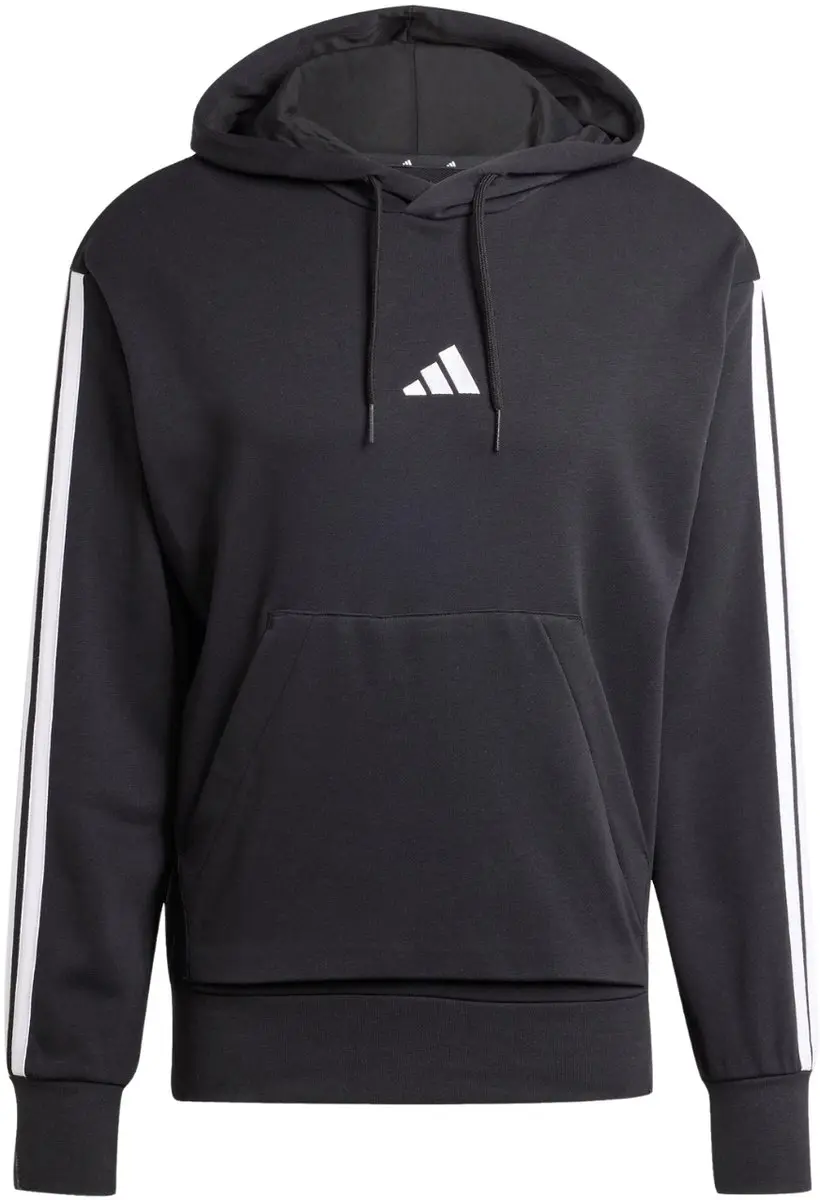 adidas Essentials 3 Stripes French Terry Sweater Heren - Zwart XXL - afbeelding 6 van 6