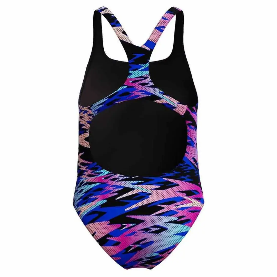 Speedo Hyperboom Medalist Meisjes Sportbadpak - Zwart/Roze
