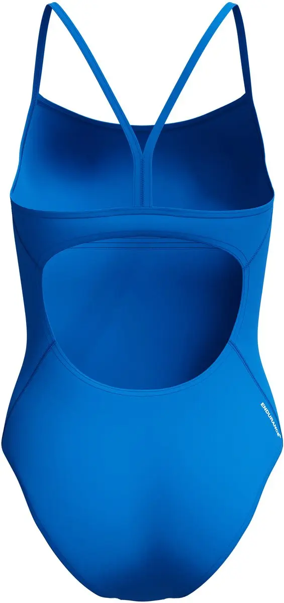 Speedo Dames Badpak Endurance+ Thin Strap - Blauw/Wit