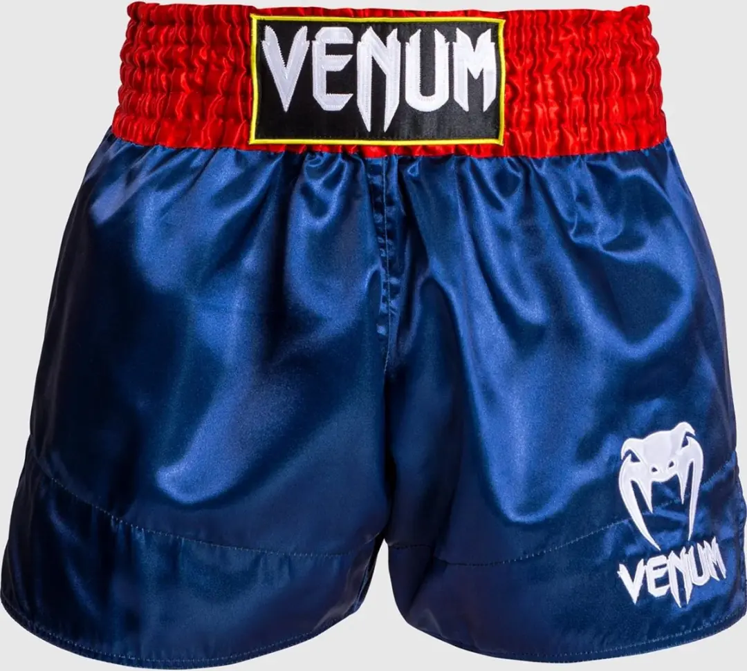 Venum Classic Muay Thai Shorts - M - Blauw/Rood/Wit