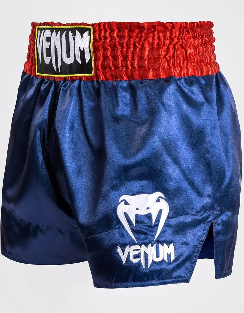 Venum Classic Muay Thai Shorts - M - Blauw/Rood/Wit