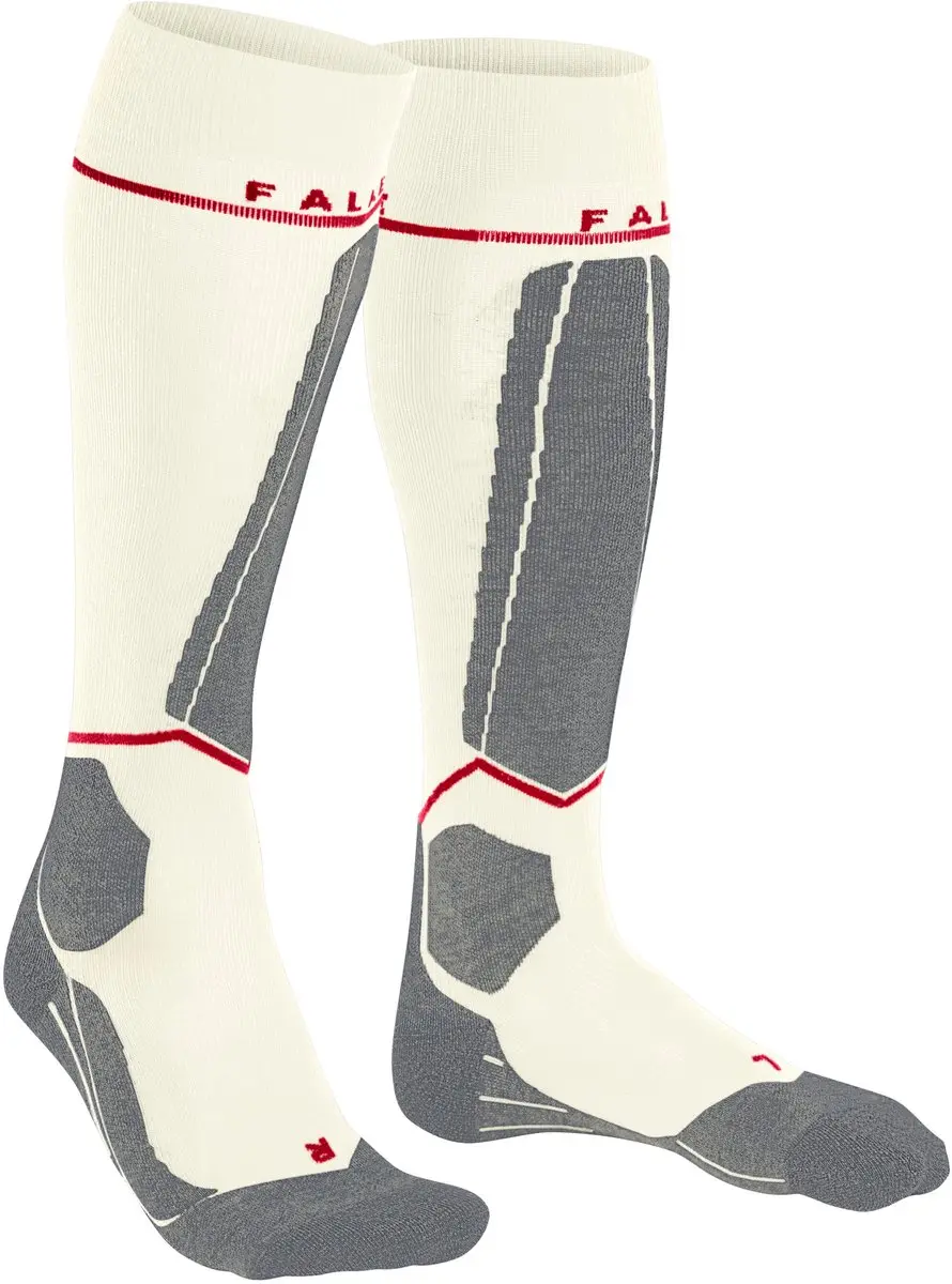 Falke SK4 Compressie Skisokken Dames - 35-36 - Wit