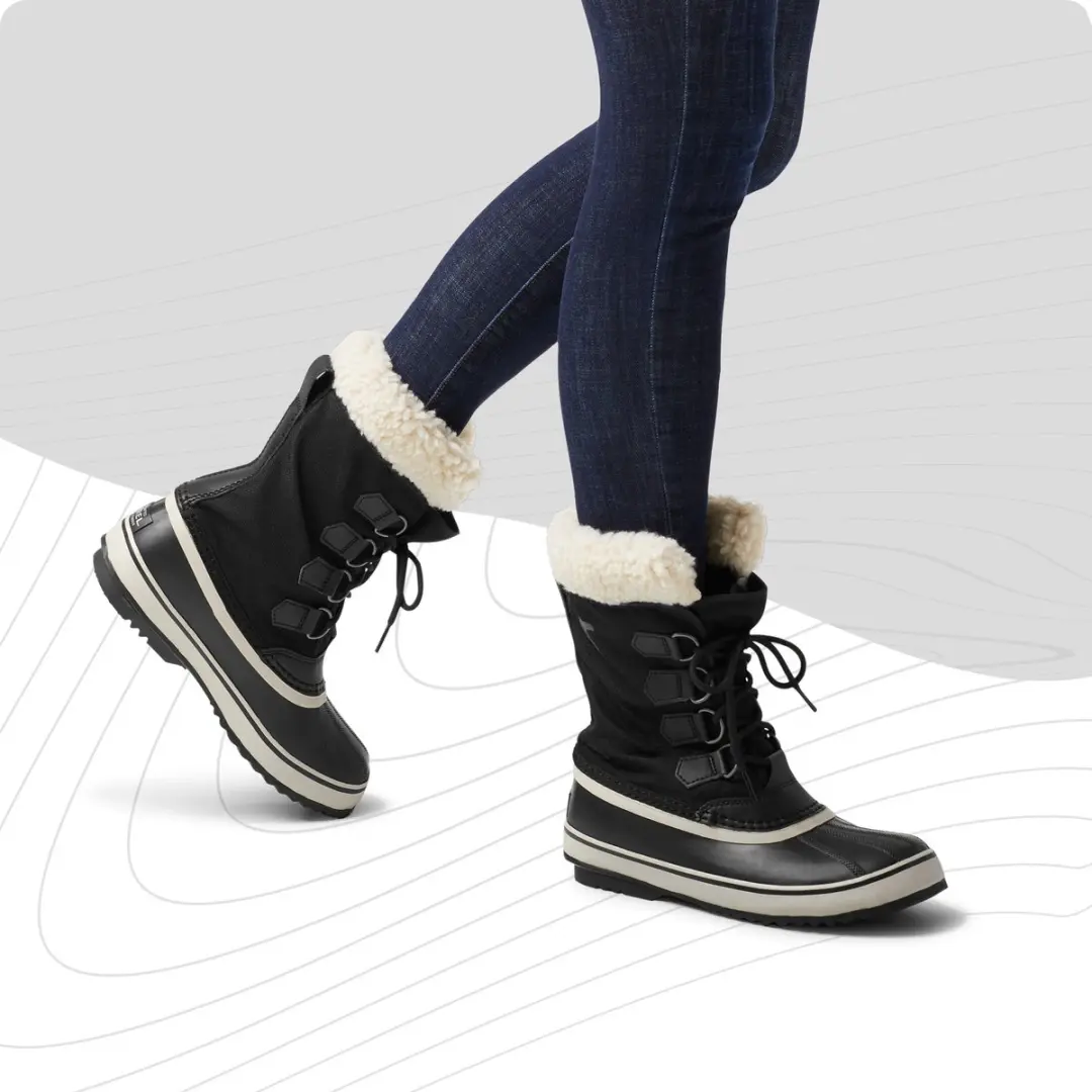 Sorel Winter Carnival WP Snowboots - Maat 40 - Zwart/Wit