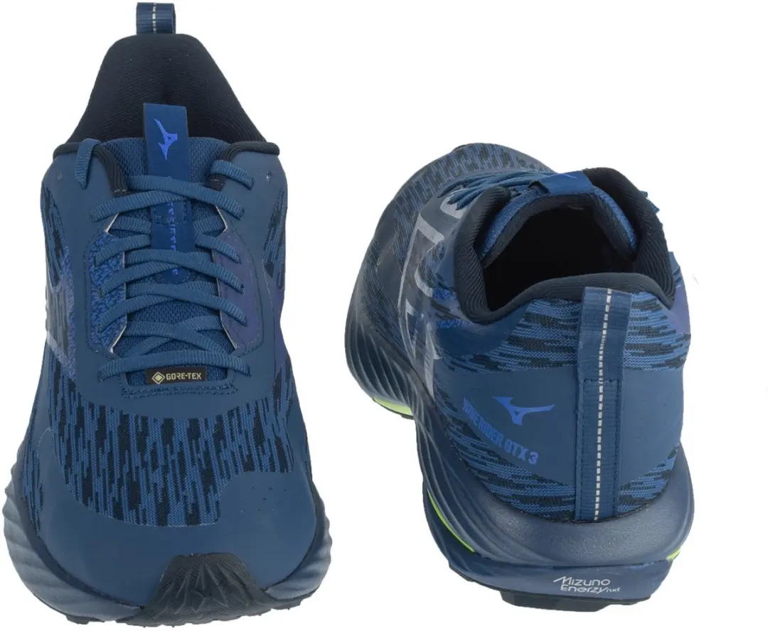 Mizuno Wave Rider GTX 3 Hardloopschoenen - Marineblauw