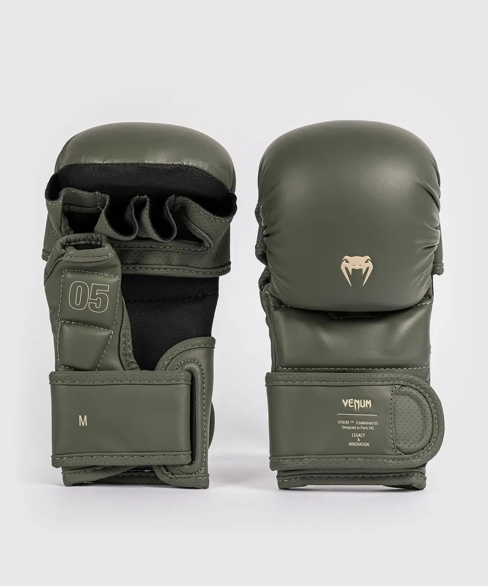 Venum Impact Evo Sparring Handschoenen 8 oz - Military Green S