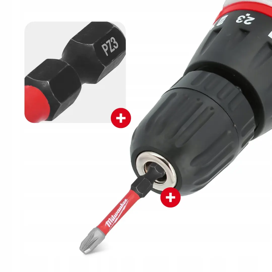 Milwaukee SHOCKWAVE PZ3 Impact Bits 50mm - 2 Stuks