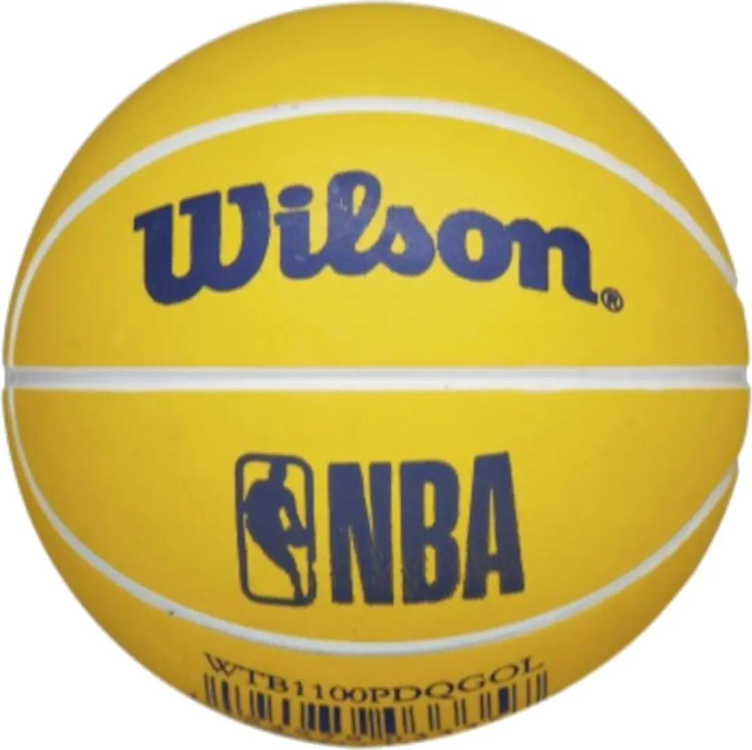 Wilson NBA Dribbler Golden State Warriors Mini Ball WTB1100PDQGOL - Geel