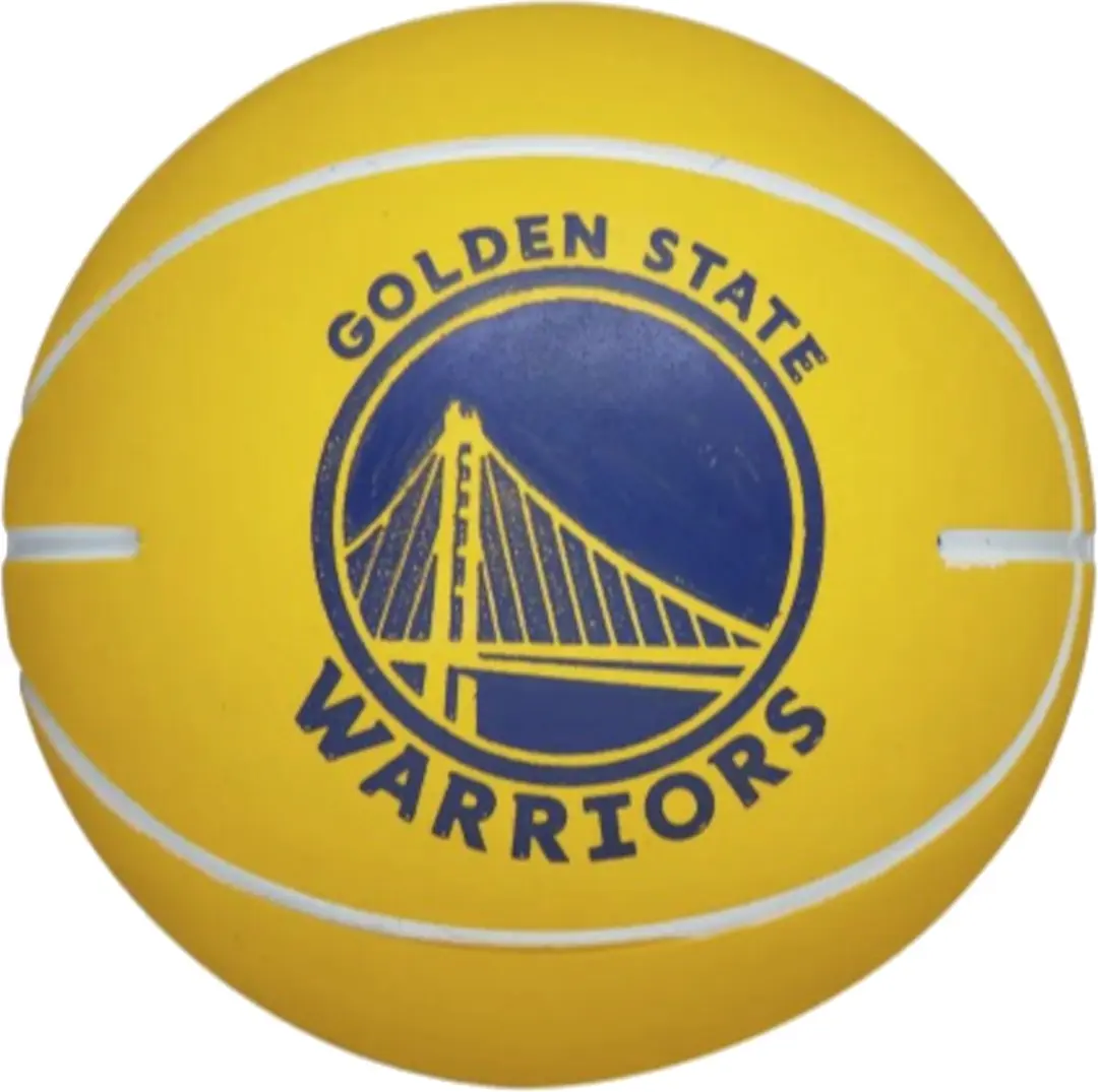 Wilson NBA Dribbler Golden State Warriors Mini Ball WTB1100PDQGOL - Geel