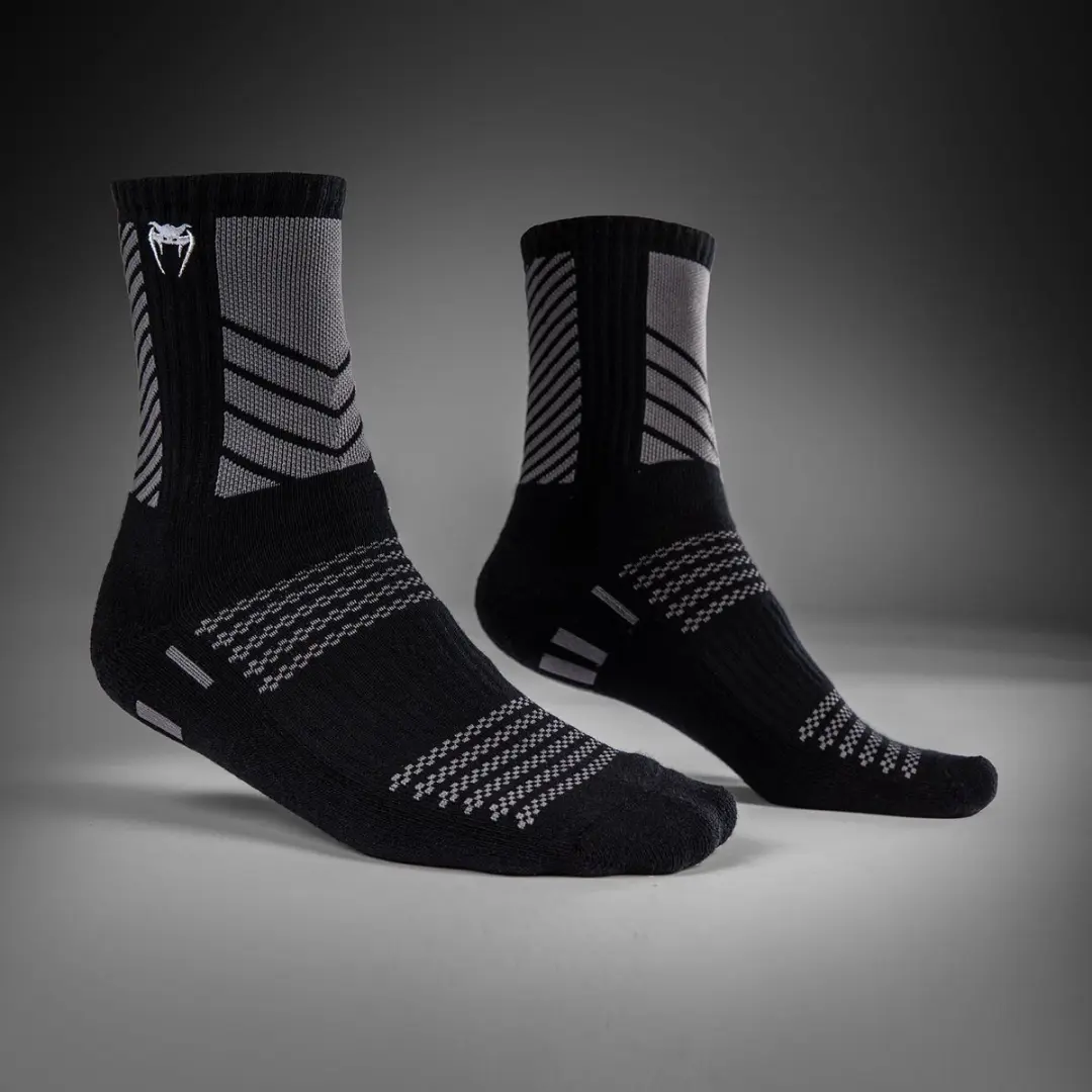 Venum Vector Sokken - 3 Stuks - Zwart/Grijs