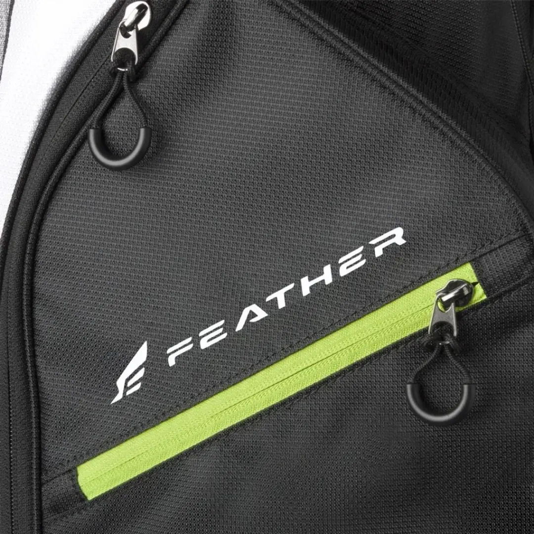 Wilson Feather Standbag 2026 - 8 Vakken - Zwart/Grijs/Wit