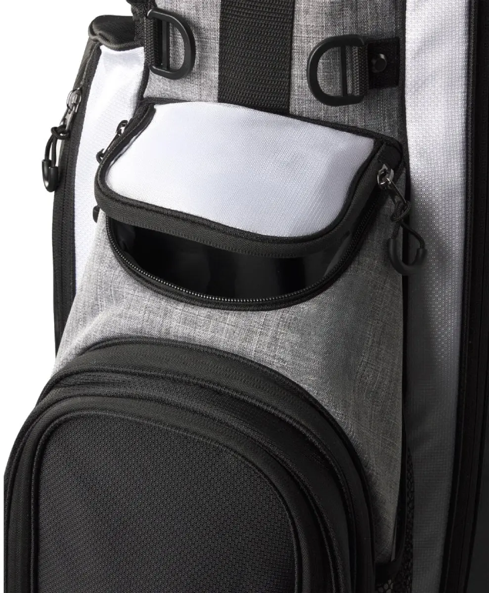 Wilson Feather Standbag 2026 - 8 Vakken - Zwart/Grijs/Wit