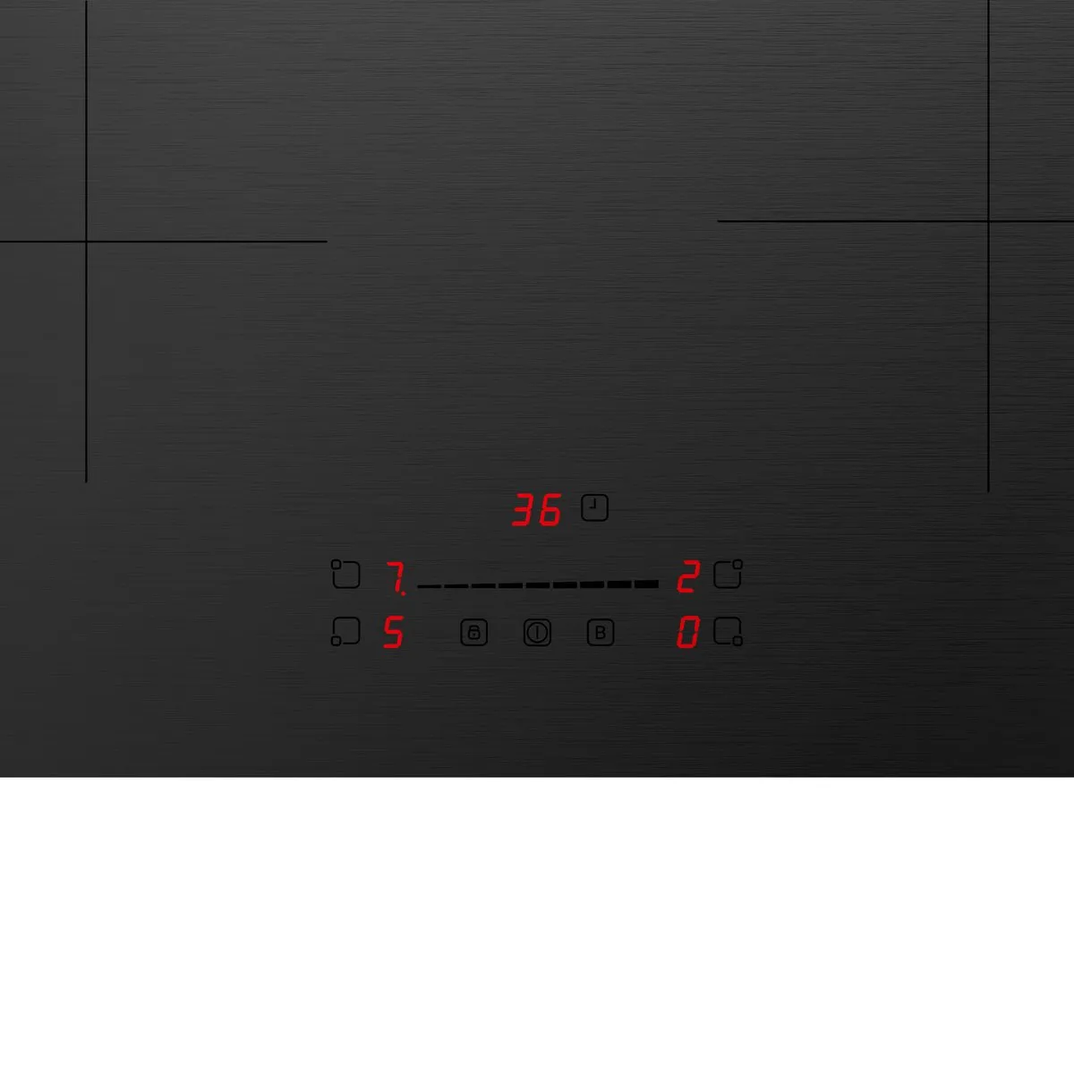 Inventum IKI6008MAT Inbouw Inductiekookplaat 4 Zones - Mat Zwart