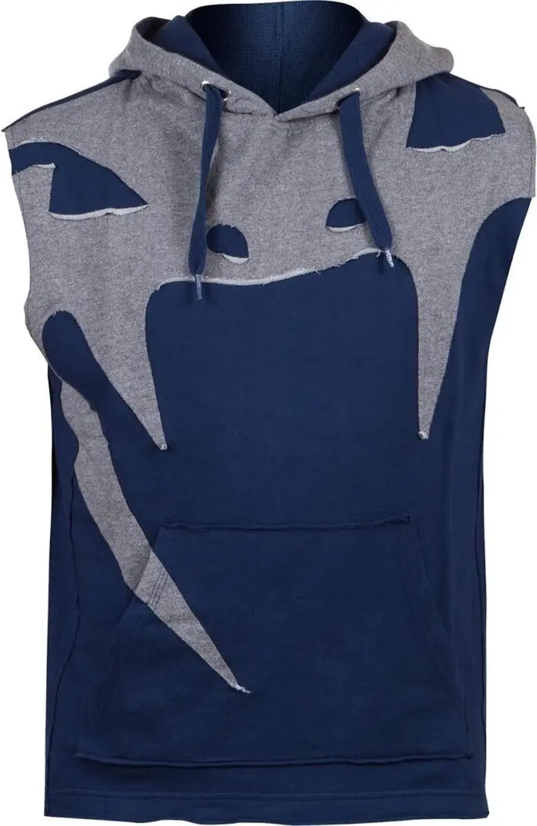 Venum Attack Mouwloze Hoody - S - Blauw/Grijs