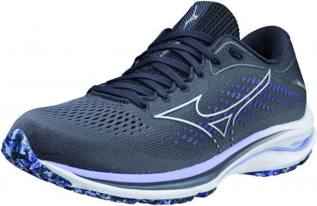 Mizuno Wave Rider 25 Dames Sportschoenen - grijs/paars - afbeelding 6 van 6