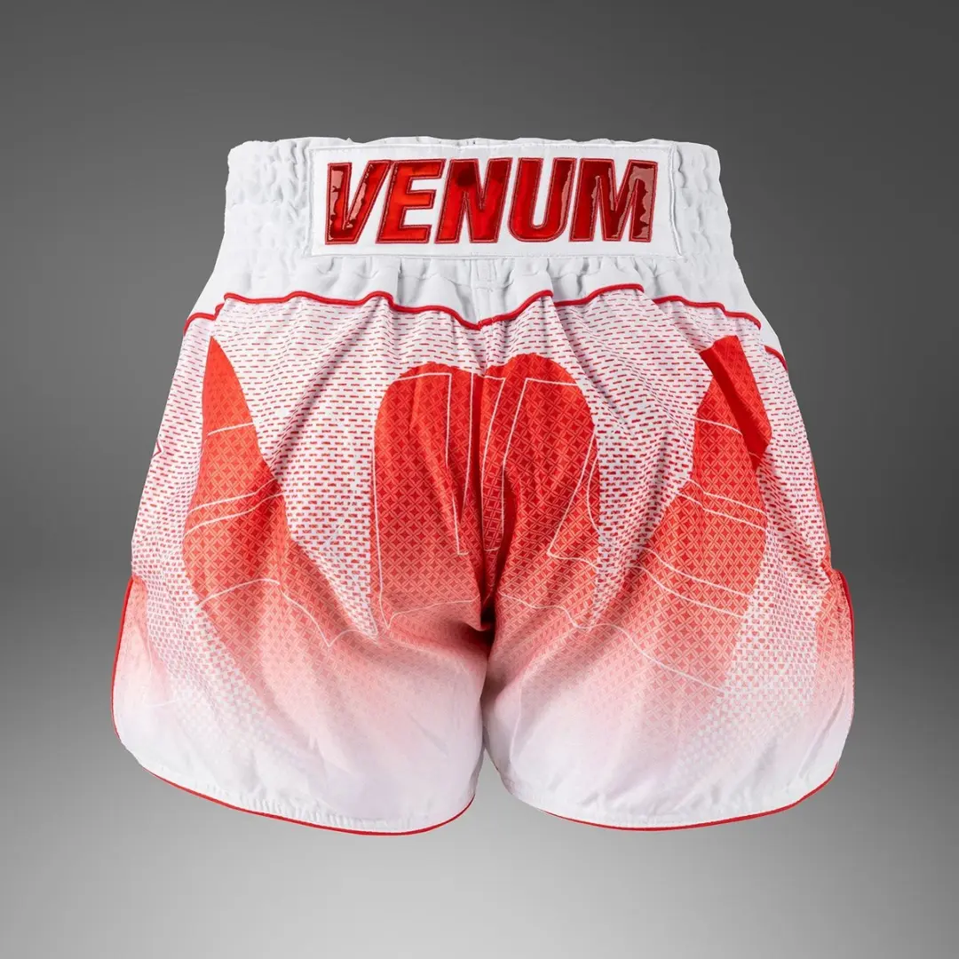 Venum x RWS 2.0 Muay Thai Shorts XXL - Wit Rood