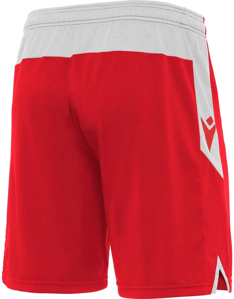 Macron Tempel Short Kinderen 140 - Rood/Wit