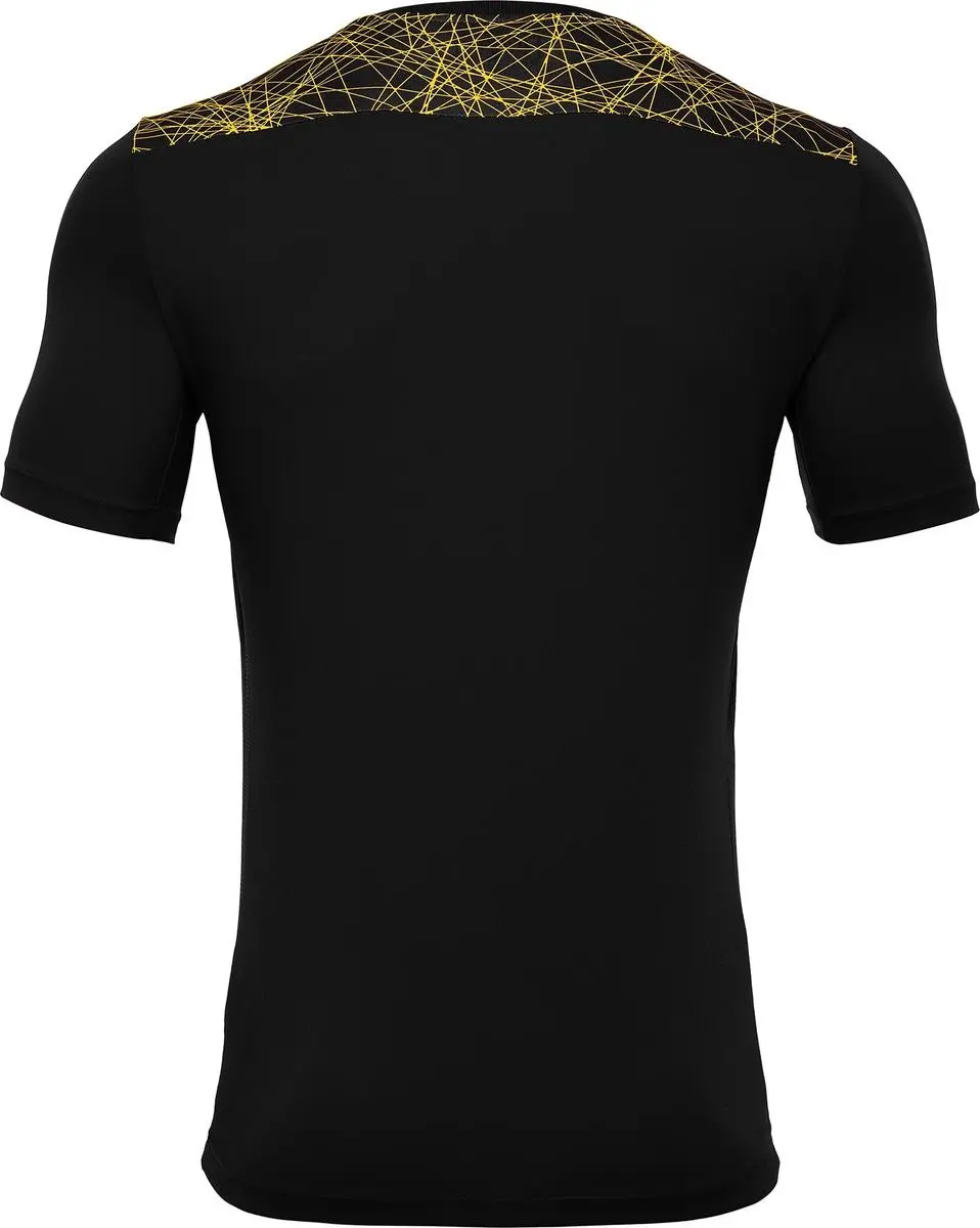 Macron Nash Shirt Heren - Zwart/Geel - Maat L
